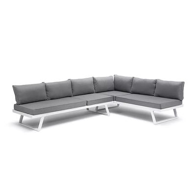 레저 발코니 가구 AJUNION 정원 세트 patio 세క్షన్ 소파 L190 x W70 x H74cm