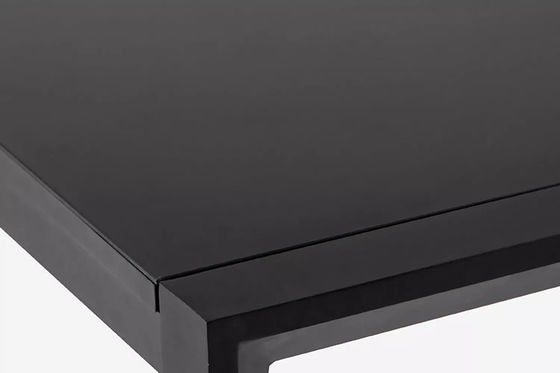 확장 가능한 Patio 세트 L 336.5 x W 107.5 x H 75cm AJUNION 야외 알루미늄 식탁