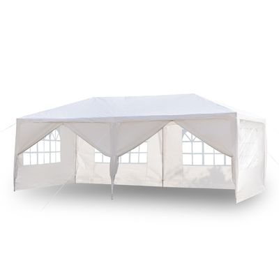 파우더 코팅 AJUNION 10' x 20' 야외 텐트 캔노프 웨딩 파티를 위한 가세보 파빌리온