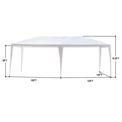 파우더 코팅 AJUNION 10' x 20' 야외 텐트 캔노프 웨딩 파티를 위한 가세보 파빌리온