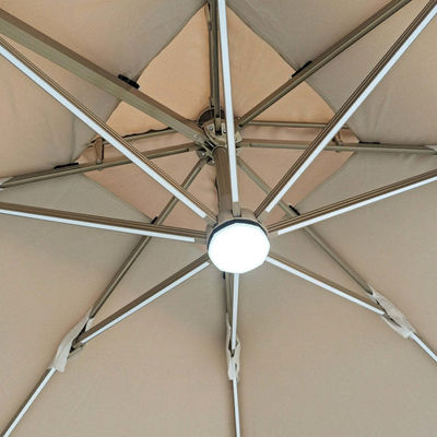 LED 조명으로 360도 회전 오프셋 Patio 우산 정원의 이상적인 선택
