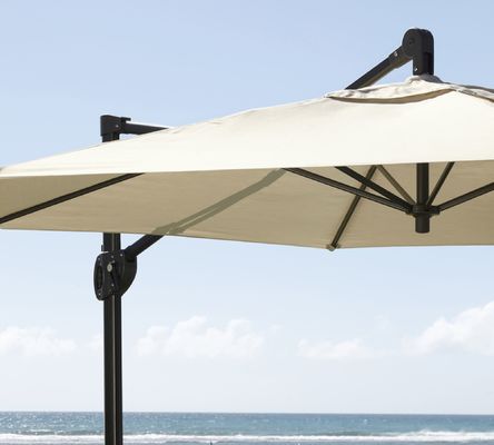 16.5"L x 6"W x 90"H 우산 패키지 고급 알루미늄 Patio 우산과 더 많은 옵션