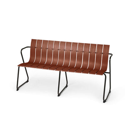 야외 가구 AJUNION 강철 플라스틱 목재 Patio 의자 Loveseat 정원 벤치 안락 의자