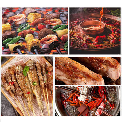 3 in 1 사각형 목재 연소 화석 BBQ 그릴 테이블 콤보 야외 제품