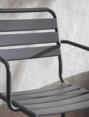 현대 디자인 AJUNION 금속 스틸 정원 좌석 H85 x W52 x D47cm 크기