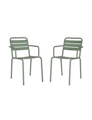 현대 디자인 AJUNION 금속 스틸 정원 좌석 H85 x W52 x D47cm 크기