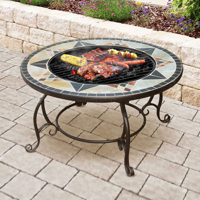 야외 정원 피크닉 소화장과 휴대용 목재 연소 소화장과 한국 석탄 BBQ