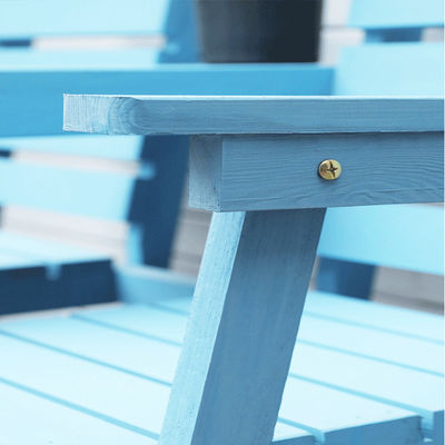 야외 마당 단단한 목재 복면 의자 벤치 테이블과 함께 스타일로 당신의 patio를 즐겨