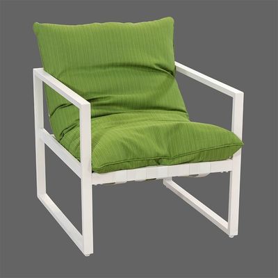 야외 레저 알루미늄 정원 의자 알루미늄 라운지 세트 L 45 x W48 x H45cm 알루미늄