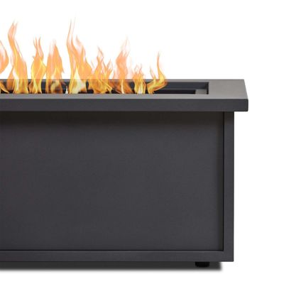 야외 가구 가스 소화장 테이블 48"L x 15"W x 13.5"H 야외 생활에 적합