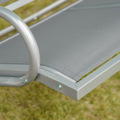 190L x 130W x 172H cm 정원 망원경 벤치 조정 가능한 칸피아와 함께 스윙