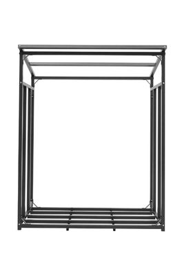 높은 용량 W110 x D70 x H145cm 실내 외관용 목재 락 저장 로그 홀더