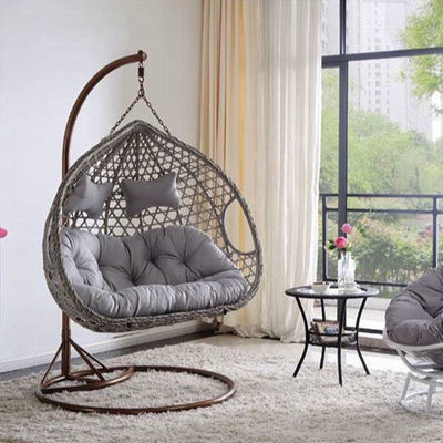 야외 발코니 정원 정원 Patio Pe Rattan Wicker Egg Swing Chair