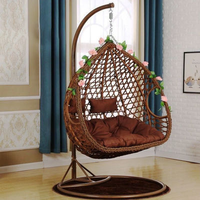 야외 발코니 정원 정원 Patio Pe Rattan Wicker Egg Swing Chair