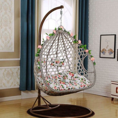 야외 발코니 정원 정원 Patio Pe Rattan Wicker Egg Swing Chair