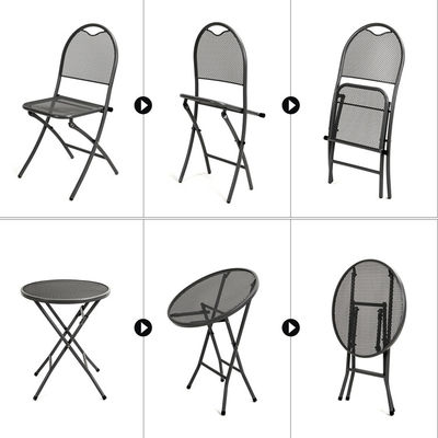 아웃도어 카페 비스트로 patio Custom Logo 다이닝 테이블과 의자 세트
