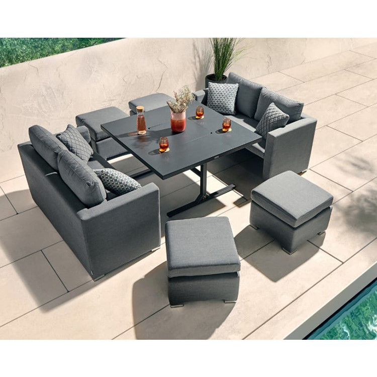 모던 디자인 정원 가구 소파 세트 소화장 테이블 테이블 크기 W126 x D126 x H71cm