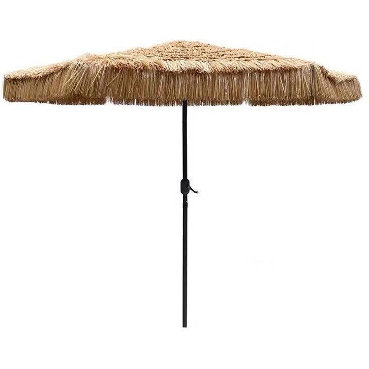 야외 정원 해변 Patio 중용 빨대 알루미늄 태양 우산과 로마 우산