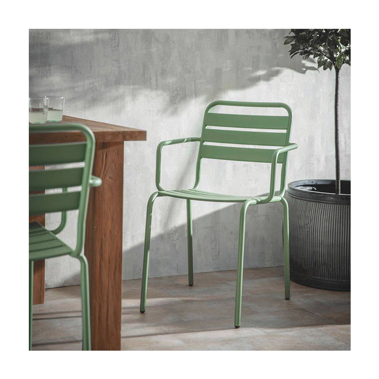 현대 디자인 AJUNION 금속 스틸 정원 좌석 H85 x W52 x D47cm 크기