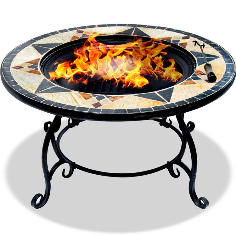 야외 정원 피크닉 소화장과 휴대용 목재 연소 소화장과 한국 석탄 BBQ