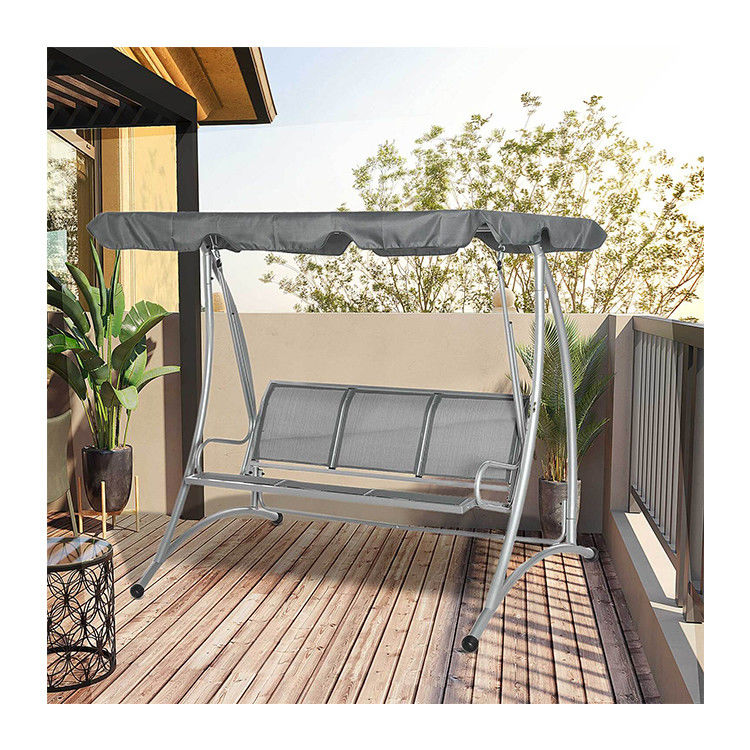 190L x 130W x 172H cm 정원 망원경 벤치 조정 가능한 칸피아와 함께 스윙