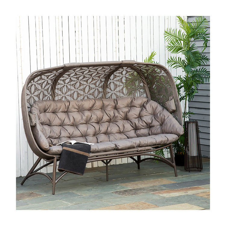 야외 서식 W85xL205xH142cm 정원 계란 의자 홀로 바구니 디자인과 현대적인 스타일