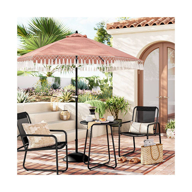 AJUNION 3pc 금속 Patio Bistro 세트 정원 소파와 발코니 가구에 적합합니다