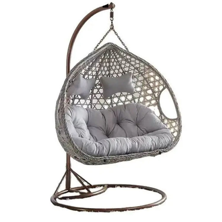 야외 발코니 정원 정원 Patio Pe Rattan Wicker Egg Swing Chair